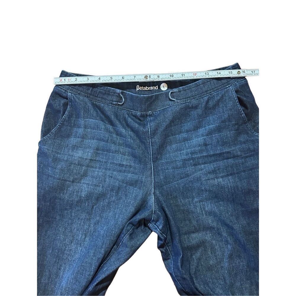 Betabrand womens pull on high rise skinny jeans sz L - Picture 4 of 9